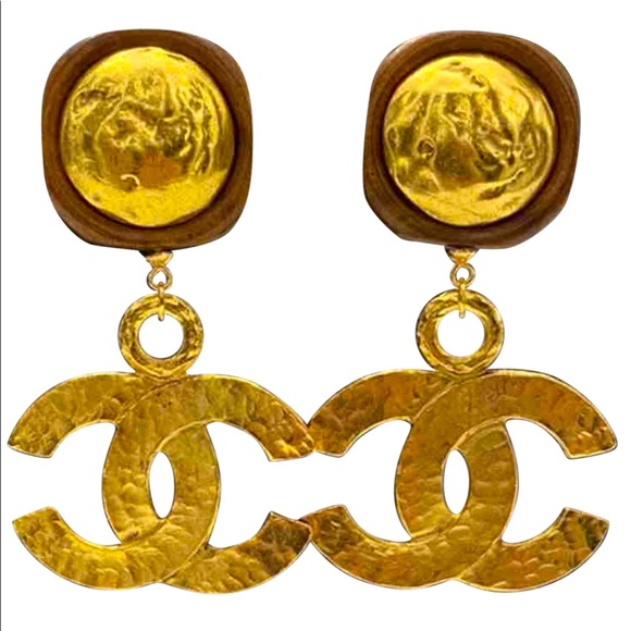 CHANEL Jewelry - SOLD! Giant vintage CHANEL runway earrings